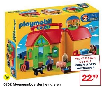 Promoties Meeneemboerderij en dieren - Playmobil - Geldig van 19/10/2016 tot 01/11/2016 bij Makro