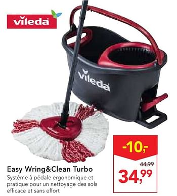 Promoties Easy wring+clean turbo - Vileda - Geldig van 19/10/2016 tot 01/11/2016 bij Makro