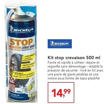 Promoties Kit stop crevaison - Michelin - Geldig van 19/10/2016 tot 01/11/2016 bij Makro