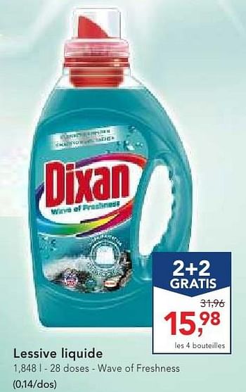 Promoties Lessive liquide - Dixan - Geldig van 19/10/2016 tot 01/11/2016 bij Makro