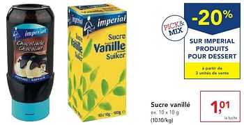 Promoties Sucre vanillé - Imperial Desserts - Geldig van 19/10/2016 tot 01/11/2016 bij Makro