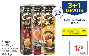 Promoties Chips - Pringles - Geldig van 19/10/2016 tot 01/11/2016 bij Makro