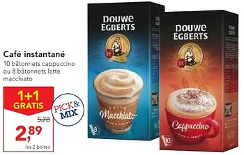 Promotions Café instantané - Douwe Egberts - Valide de 19/10/2016 à 01/11/2016 chez Makro