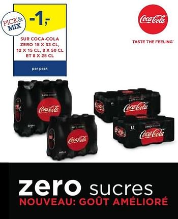 Promoties -1; sur coca-cola zero - Coca Cola - Geldig van 19/10/2016 tot 01/11/2016 bij Makro
