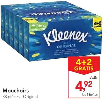 Promoties Mouchoirs - Kleenex - Geldig van 19/10/2016 tot 01/11/2016 bij Makro