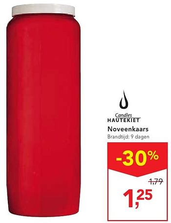 Promotions Noveenkaars - Hautekiet - Valide de 19/10/2016 à 01/11/2016 chez Makro
