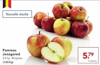 Promotions Pommes jonagored - Produit maison - Makro - Valide de 19/10/2016 à 01/11/2016 chez Makro