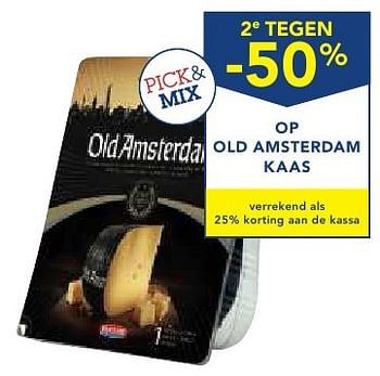 Promotions 2e tegen -50% op old amsterdam kaas - Old Amsterdam - Valide de 19/10/2016 à 01/11/2016 chez Makro