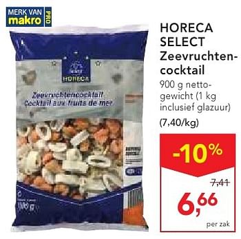 Promotions Horeca select zeevruchtencocktail - Produit maison - Makro - Valide de 19/10/2016 à 01/11/2016 chez Makro
