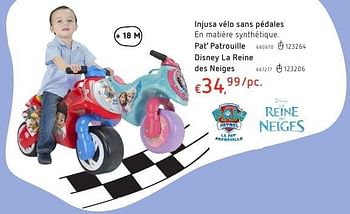 Promoties Injusa vélo sans pédales - Injusa - Geldig van 20/10/2016 tot 06/12/2016 bij Dreamland