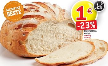 Promotions Boerenbrood wit of grijs - Produit Maison - Smatch - Valide de 19/10/2016 à 25/10/2016 chez Smatch