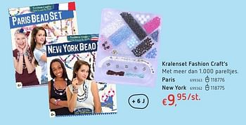 Promotions Kralenset fashion craft`s - Produit maison - Dreamland - Valide de 20/10/2016 à 06/12/2016 chez Dreamland