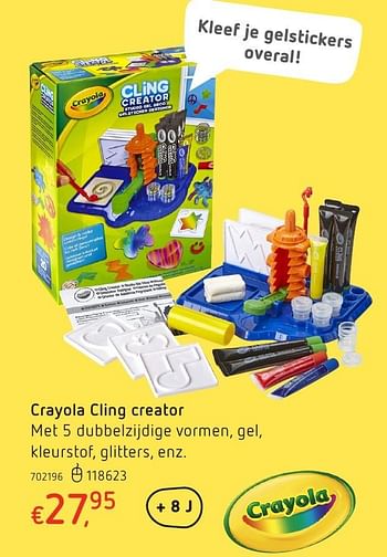 Promoties Crayola cling creator - Crayola - Geldig van 20/10/2016 tot 06/12/2016 bij Dreamland