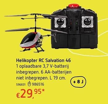 Promotions Helikopter rc salvation 46 - Silverlit - Valide de 20/10/2016 à 06/12/2016 chez Dreamland