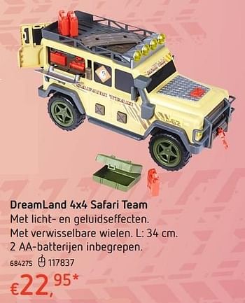 Promoties Dreamland 4x4 safari team - Huismerk - Dreamland - Geldig van 20/10/2016 tot 06/12/2016 bij Dreamland