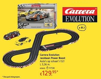 Promoties Carrera evolution racebaan power boost - Carrera - Geldig van 20/10/2016 tot 06/12/2016 bij Dreamland
