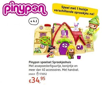 Promotions Pinypon speelset sprookjeshuis - Pinypon - Valide de 20/10/2016 à 06/12/2016 chez Dreamland