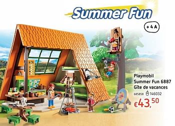 Promotions Playmobil summer fun gîte de vacances - Playmobil - Valide de 20/10/2016 à 06/12/2016 chez Dreamland