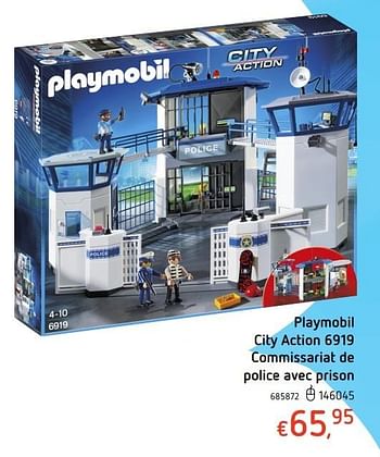 Promoties Playmobil city action commissariat de police avec prison - Playmobil - Geldig van 20/10/2016 tot 06/12/2016 bij Dreamland