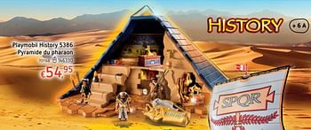Promotions Playmobil history pyramide du pharaon - Playmobil - Valide de 20/10/2016 à 06/12/2016 chez Dreamland