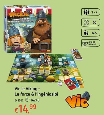 Promoties Vic le viking - la force + l`ingéniosité - Huismerk - Dreamland - Geldig van 20/10/2016 tot 06/12/2016 bij Dreamland