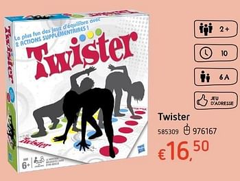 Promoties Twister - Hasbro - Geldig van 20/10/2016 tot 06/12/2016 bij Dreamland