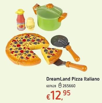 Promotions Dreamland pizza italiano - Produit maison - Dreamland - Valide de 20/10/2016 à 06/12/2016 chez Dreamland