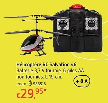 Promotions Hélicoptère rc salvation 46 - Silverlit - Valide de 20/10/2016 à 06/12/2016 chez Dreamland