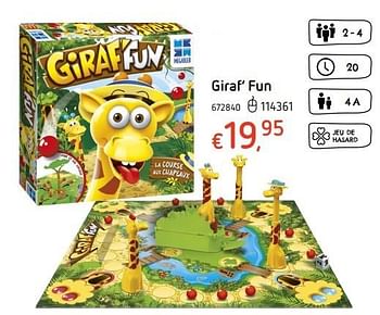 Promoties Giraf` fun - Megableu - Geldig van 20/10/2016 tot 06/12/2016 bij Dreamland