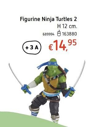Promoties Figurine ninja turtles 2 - Ninja Turtles - Geldig van 20/10/2016 tot 06/12/2016 bij Dreamland