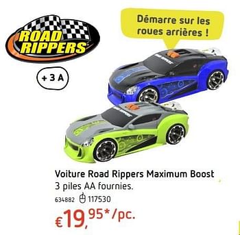 Promotions Voiture road rippers maximum boost - Road Rippers - Valide de 20/10/2016 à 06/12/2016 chez Dreamland