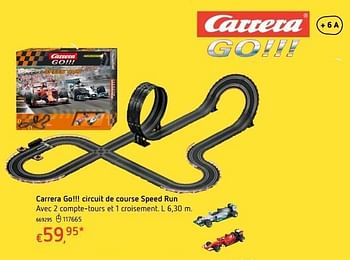 Promoties Carrera go!!! circuit de course speed run - Carrera - Geldig van 20/10/2016 tot 06/12/2016 bij Dreamland