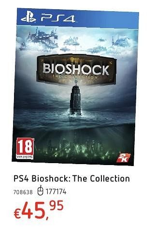 Promoties Ps4 bioshock: the collection - 2K Games  - Geldig van 20/10/2016 tot 06/12/2016 bij Dreamland