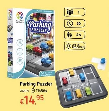 Promoties Parking puzzler - Smart Games - Geldig van 20/10/2016 tot 06/12/2016 bij Dreamland