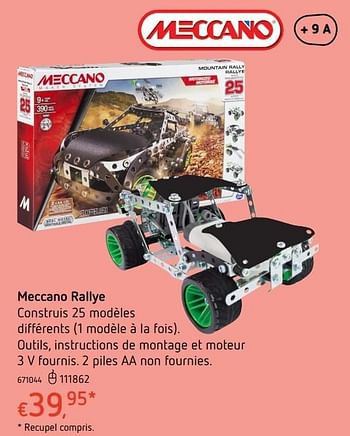 Promoties Meccano rallye - Meccano - Geldig van 20/10/2016 tot 06/12/2016 bij Dreamland