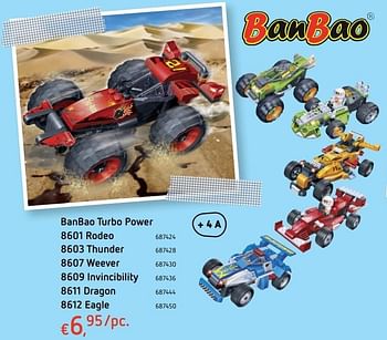 Promotions Banbao turbo power - BanBao - Valide de 20/10/2016 à 06/12/2016 chez Dreamland