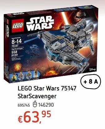 Promoties Lego star wars 75147 starscavenger - Lego - Geldig van 20/10/2016 tot 06/12/2016 bij Dreamland