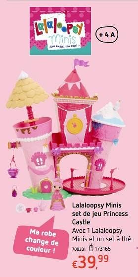 Promotions Lalaloopsy minis set de jeu princess castle - Lalaloopsy - Valide de 20/10/2016 à 06/12/2016 chez Dreamland