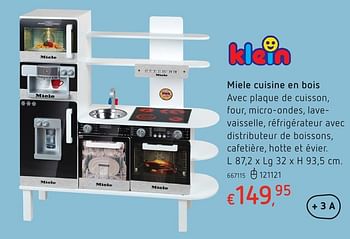 Promotions Miele cuisine en bois - Theo Klein - Valide de 20/10/2016 à 06/12/2016 chez Dreamland