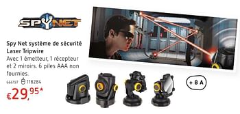 Promoties Spy net système de sécurité laser tripwire - Spynet - Geldig van 20/10/2016 tot 06/12/2016 bij Dreamland