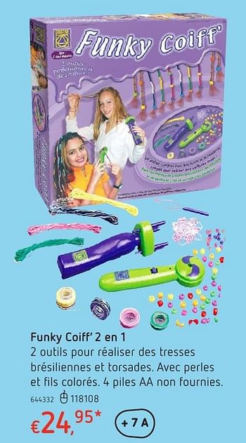 Promoties Funky coiff` 2 en 1 - Creative - Geldig van 20/10/2016 tot 06/12/2016 bij Dreamland