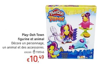Promoties Play-doh town figurine et animal - Play-Doh - Geldig van 20/10/2016 tot 06/12/2016 bij Dreamland