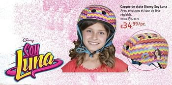 Promoties Casque de skate disney soy luna - Disney - Geldig van 20/10/2016 tot 06/12/2016 bij Dreamland