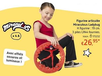 Promotions Figurine articulée miraculous ladybug - Miraculous - Valide de 20/10/2016 à 06/12/2016 chez Dreamland