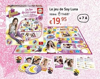 Promoties Le jeu de soy luna - Disney - Geldig van 20/10/2016 tot 06/12/2016 bij Dreamland