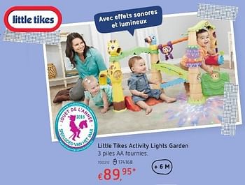 Promotions Little tikes activity lights garden - Little Tikes - Valide de 20/10/2016 à 06/12/2016 chez Dreamland