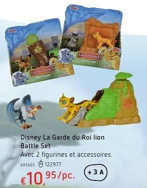 Promoties Disney la garde du roi lion battle set - Disney - Geldig van 20/10/2016 tot 06/12/2016 bij Dreamland