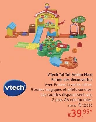 Promotions Vtech tut tut animo maxi ferme des découvertes - Vtech - Valide de 20/10/2016 à 06/12/2016 chez Dreamland