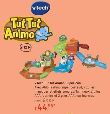 Promoties Vtech tut tut animo super zoo - Vtech - Geldig van 20/10/2016 tot 06/12/2016 bij Dreamland