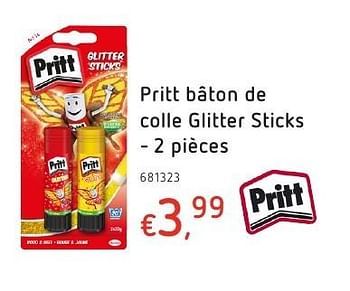 Promoties Pritt bâton de colle glitter sticks - Pritt - Geldig van 20/10/2016 tot 06/12/2016 bij Dreamland